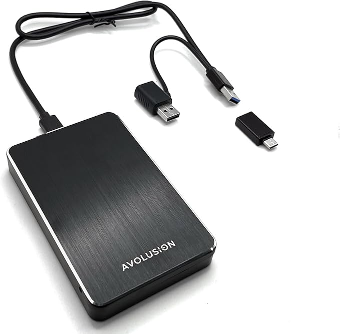 Avolusion M2 Series 2TB USB 3.0 Portable External Gaming Hard Drive (Compatible with Xbox One Pre-Formatted) - 2 Year Warranty