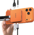 ORICO 10Gbps Magnetic M.2 Docking Station 8-in-1 USB C HUB &amp M.2 2230 NVMe Enclosure with HDMI 4K@60HzSD/TF USB-A&ampC 3.2 100W PD AUX USBC Dock for iPhone 17/16/15 Pro/Pro Max
