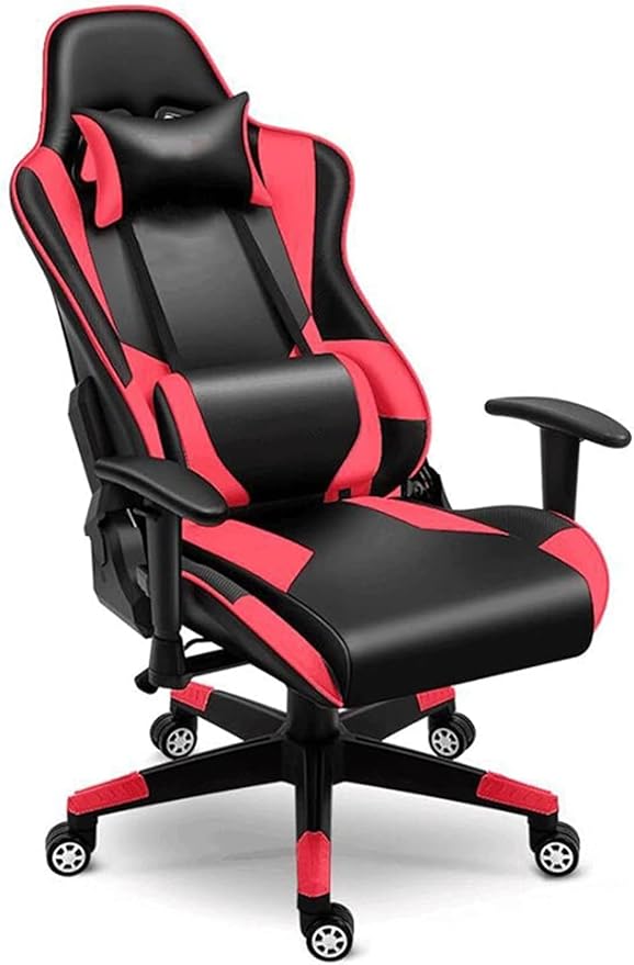 Gaming Chair for AdultsGaming ChairErgonomic High Back Lift ChairAdjustable Swivel ReclinerHome Office Chair with Headrest and Lumbar Support