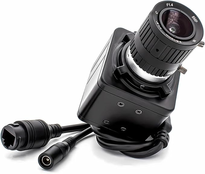 4K IP Camera 8MP 30FPS CMOS IMX415 POE48V CS Mount 3 10mm 50mm Varifocal Zoom Lens Industrial Webcam