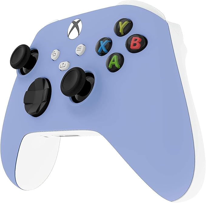 Custom Controllerzz Wireless Controller for Microsoft Xbox Series X/S &amp Xbox One - Soft Touch Feel - Custom Xbox Series X/S Controller (X/S Light Violet)