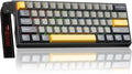 AULA WIN60 HE MAX - 60% Mechanical Gaming Keyboard Wired Hall Effect Magnetic Switches Hot Swappable Adjustable Actuation Rapid Trigger Mode 8000 Hz Polling Rate 60 Percent Keyboard Compact Design