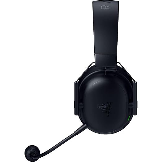 Razer BlackShark V3 Wireless Gaming Headset for PC: 50mm Drivers - Super Wideband Mic - 2.4 GHz Bluetooth USB - Works with Mac PS5 Nintendo Switch Smartphone - 70 Hr Battery - Black