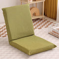 Floor Chair with Back Support Folding Gaming Chair with 5 Adjustable Positions Lazy Sofa Lounge for Playing Reading Meditating Room Recliner for Adults Kids(/Green A)