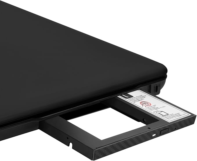 SilverStone Technology 9.5mm Laptop Optical Disc Port ODD to 2.5 SATA SSD Adapter with included external housing TS14B