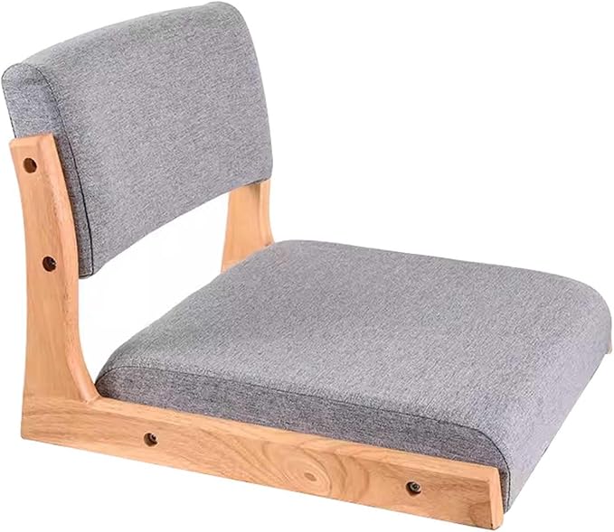 BTZHY Floor Chair Portable Floor Chair Legless Chair with Back Support Chair with backrest for Bay Windows at Home Floor Seating for Meditation for Bedroom