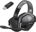 NUBWO Wireless Gaming Headset with Mic for Ps5 Ps4 PC Zero Interference 100-Hour Battery All-Day Play 23ms Sync for Fortnite &amp Call of Duty/FPS Gamers Triple Mode All Devices Compatible - Gra