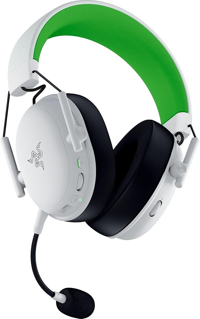 Razer BlackShark V3 X HyperSpeed Wireless Gaming Headset for Xbox: 50mm Drivers - Cardioid Mic - 2.4 GHz Bluetooth - Works with PC Mac Nintendo Switch Smartphone - Long Battery Life - White