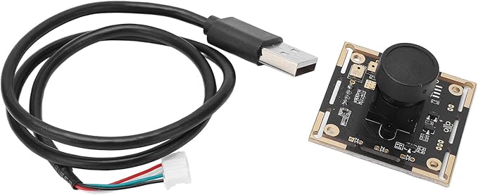 Camera Module Black 1080P 30FPS Face Recognition Manual Focusing USB Camera Module 2MP