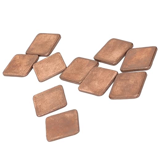 Copper Copper Small Cooling Kit Thermal Conductivity for Laptop Gpu CCC 100 X Heat Dissipator for CPU VGA (15 * 15 * 2.0mm)