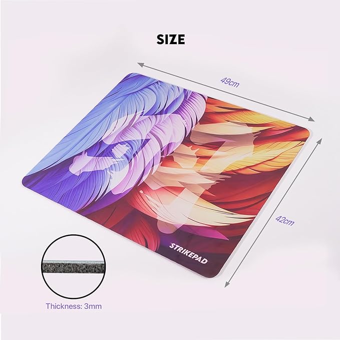 FANTECH Gaming Mouse Pad Esports Mousepad Waterproof Surface Mousepad Anti-Slip Base Computer Mouse Mat