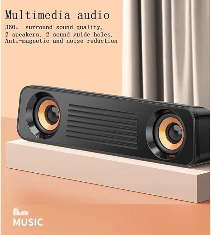 USB Wired Computer Speakers Desktop Soundbar Audio Speaker Multimedia Loudspeaker for PC Home Theater TV Stereo Surround Speaker