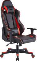 Office Chair Gaming Chair Computer Chair PU Leather Gaming ChairHigh Back Gamer Chair Racing Style Game Chair with Lumbar Pillow HeadrestE-Sports Swivel Chair Recliner Ergonomic Office Cha
