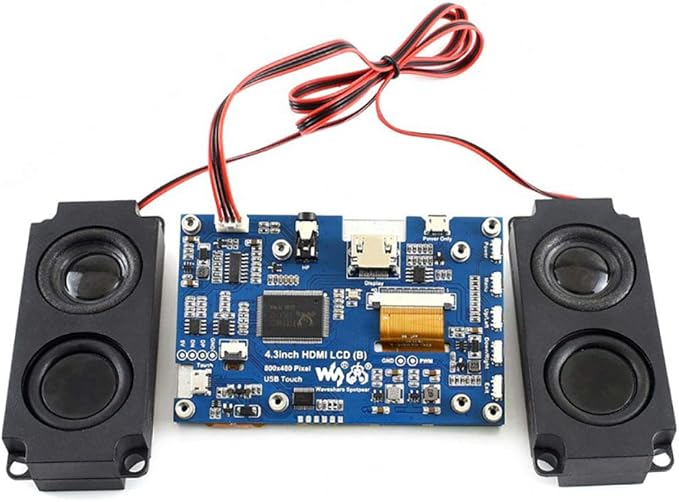 waveshare 4.3inch HDMI LCD 800x480 IPS Display Supports Various Systems Capacitive Touch Screen Support Jetson NanoBeaglebone Black Banana pi Raspberry pi Raspbian/Ubuntu/Kali/Retropie/WIN10 IOT