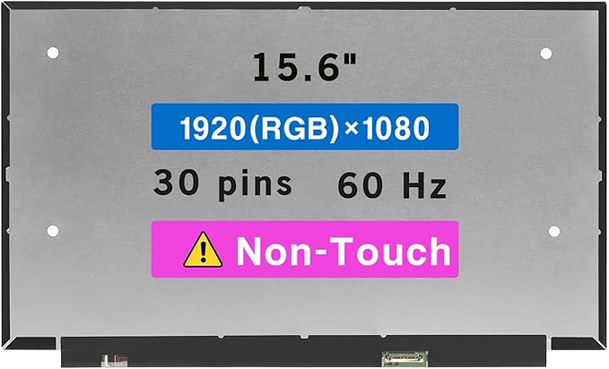 15.6 Screen Replacement for ASUS X515 X515J X515JA X515JF X515JP X515D X515DA X515E X515EA LCD Display Panel 30 pin (FHD 1920 * 1080 Non-Touch)