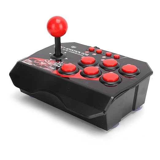 Pissente Wired Fight Stick Fight Stick Wired Joystick Fighting Stick Controller Games Accessories for Switch/PC / PS3 8.3 x 5.9 x 2.4in
