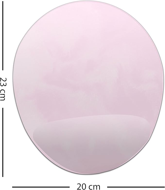 Ergonomic Mouse Pad with Wrist Rest Digital Printed Mouse Mat for Tendon Sheath Problems Non-Slip Base for Office and Home Size: 20 x 23 cm