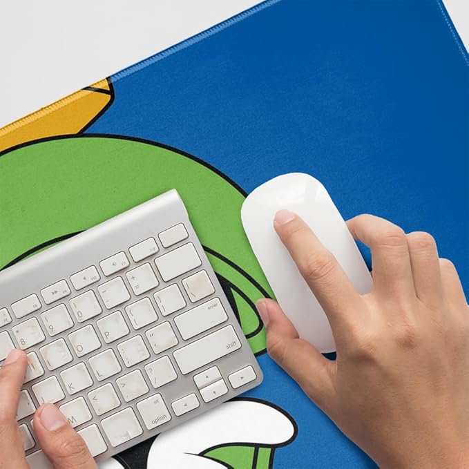 Looney Tunes Marvin The Martian Large Gaming Mouse Pad Desk Mat with Stitched Edges Non-Slip Base for Gamer Home and Office 31.5 x 15.7