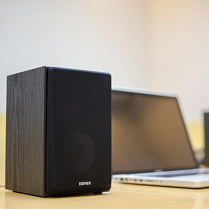 Edifier R980T 4 Active Bookshelf Speakers - 2.0 Computer Speaker - Powered Studio Monitor (Pair)