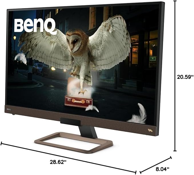 BenQ EW3280U 32 inch 4K Monitor | IPS | Multi Media with HDMI connectivity HDR Eye-Care Integrated Speakers and Custom Audio Modes