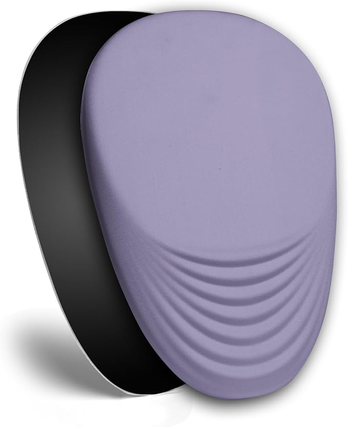 Ergonomic Mouse Pad with Wrist Rest SupportMousepad Relief Carpal Tunnel Pain Entire Memory Foam Mouse Pad with Non-Slip PU Base Wireless Mouse Pad Purple