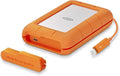 LaCie Rugged Thunderbolt USB-C 4TB Portable Hard Drive STFS4000800