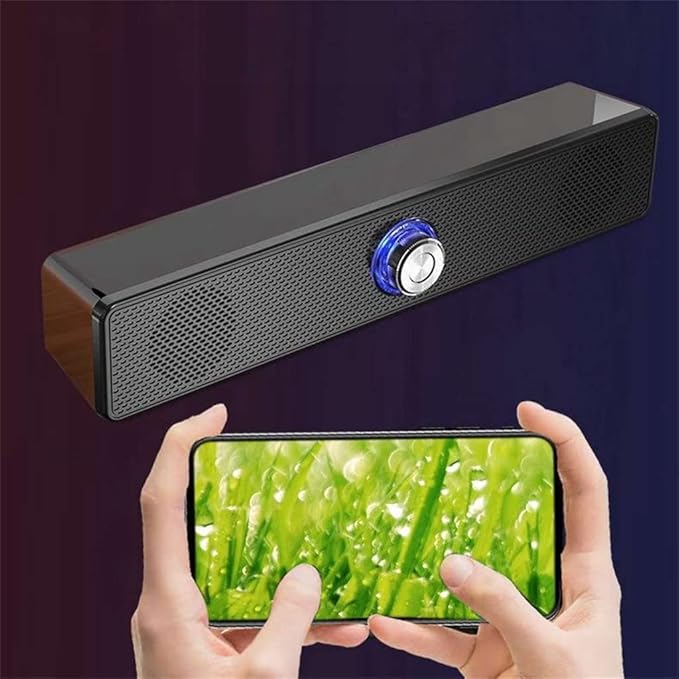 Home Theater HiFi Portable Speakers Stereo Bass Sound Bar Subwoofer Work for Computer TV Phone