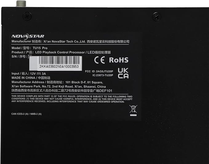 Nova Star TU15 Pro LED Playback Processor NOVA TU15 PRO LED Screen Controller