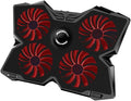 Laptop Cooler Cooling Pad Notebook Gaming Stand with Four Fan and 2 Port for 14-17inch