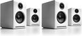 Audioengine A2+ 24 Bit 60 Watt Bluetooth Desktop Computer Speakers for Music and Gaming - PC MAC Laptop Tablet (Pack of 2)