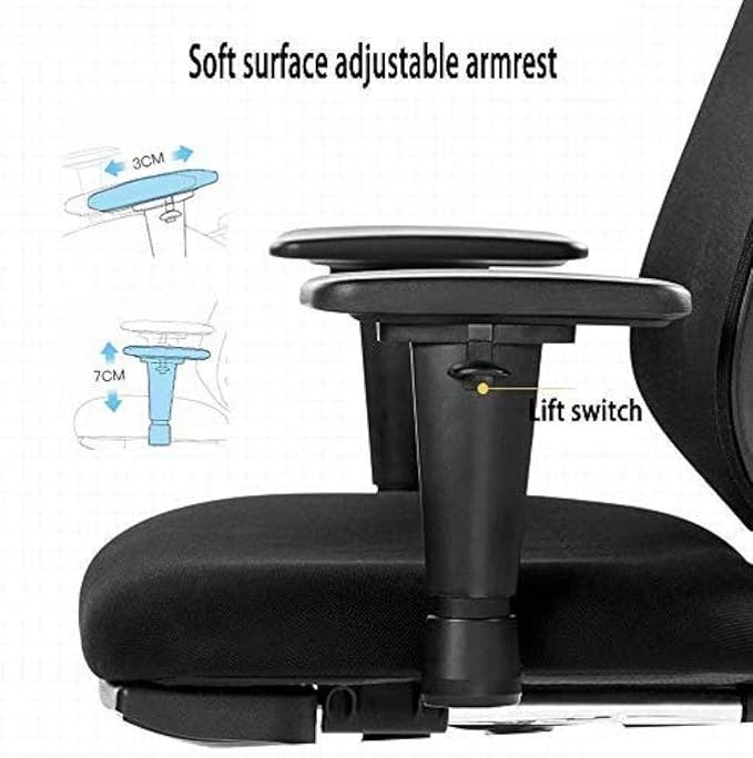 Gaming Chair Computer Chairs Adjustable Seat Cushion &amp Headrest Swivel Computer Chair with Footrest Gaming Chair Video Game Chairs