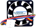 4cm 40mm Fan 40x40x10mm DC5V 0.10A 4-Wire PWM Adjustable Speed Cooling Fan