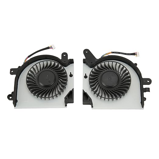 Laptop Cooling Fan for GF75 Thin 8RC 8RD 9SC Enhanced Heat Dissipation Strong Construction Small and Lightweight Notebook Cooler Easy to Install (CPU and GPU)