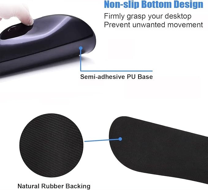Mouse Pad Wrist Support and Keyboard Wrist Rest Set with Coasters Inspirational Quote Be a Flamingo in a Flock Pigeons with Non-Slip PU Base Ergonomic Mousepad for Computer Laptop Home Office