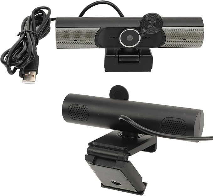 Webcam Autofocus PC Web Camera 90 Degree Wide Angle 2K 30fps Stereo Sound for Video Conferencing