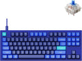 Keychron Q3 RGB Tenkeyless Layout QMK/VIA Programmable Macro Hot-swappable Wired Custom Mechanical Keyboard with Gateron G Pro Blue Switch Double Gasket Compatible with Mac Windows Linux (Blue)