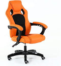 Office Chair Computer Chair High Back Reclining Swivel Chair Gaming Chair Ergonomic Table and Chair Game Chair Armrest Seat Chair (Color : Orange Black) Needed