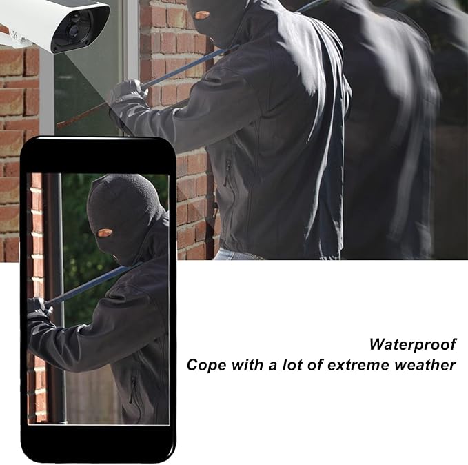 Solar Webcam 4G Outdoor Security Camera 1080P HD with Motion Detection Two - Way Voice Solar Panel Charging - Weatherproof Design Remote Monitoring Ideal for Home Security