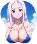 3 Mouse Pad Oppai Mousepad with Soft Gel Wrist Rest Anime Manga Gaming Boob pad Anti-Slip Mouse Mat （Mirajan）