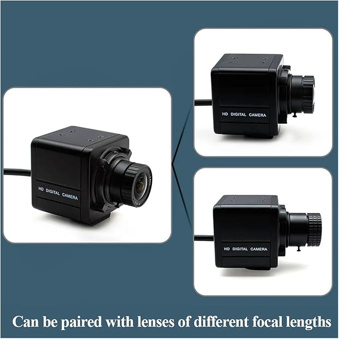 Mini Camera 3 4 5 8MP CMOS Security POE H265 with 2mm Fixed CS Lens P2P IP POE48V Industrial Camera