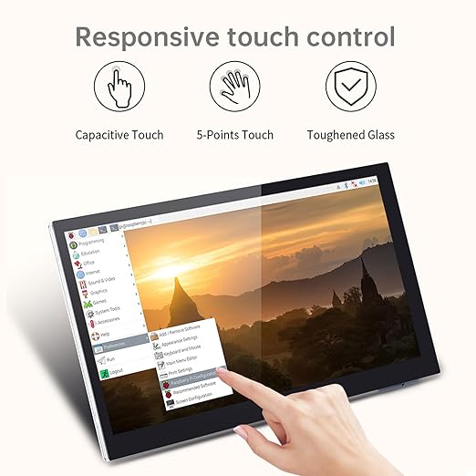 BIGTREETECH Upgrade PITFT50 V2.1 Graphic Smart Display DSI Interface 5 inch LCD Touch Screen Suitable for Raspberry-Pi