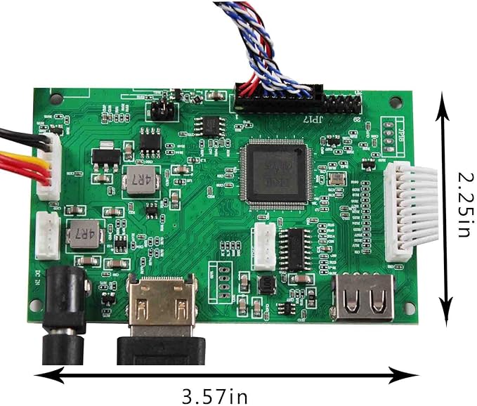 VSDISPLAY 18.5 Inch 1366x768 LCD Screen VS185DF-1000 High Brightness 1000 Nit Display Screen with USB LCD Driver Board