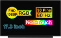 Replacement for ASUS Rog GL731GT-RB73 17.3 FHD 1920x1080 30 Pins 60HZ Non-Touch Screen LCD Display Panel (Not for 40pins 144HZ Version)