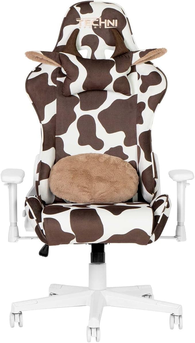 Rustic Ranch Brown Cow Series Gaming Chair