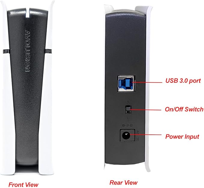 Avolusion PRO-5U 14TB USB 3.0 External Hard Drive for Windows MacOS Xbox (White) (Renewed)
