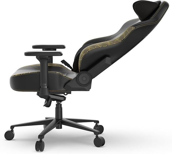 DXRacer Craft L Video Gaming Chair for Adults Ergonomic Office Reclining Computer Chair with Magnetic Head Pillow and Lumbar Support Racing Style Height Adjustable (EPU Leatherette KOI)