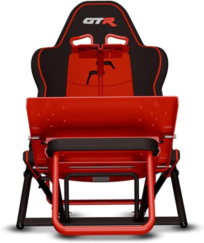 GTR Simulator GTA Compact V2 Foldable Racing Simulator Cockpit Stake F1® Team Kick Sauber Edition (GTR Simulator Red/Black)