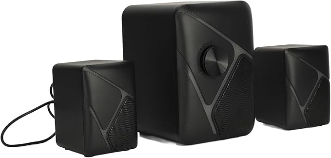 Goshyda Gaming Desktop Speaker Subwoofer RGB Small Speakers with USB for TV Computer Phone