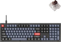 Keychron V6 Wired Custom Mechanical Keyboard Full-Size QMK/VIA Programmable Macro with Hot-swappable Keychron K Pro Brown Switch Compatible with Mac Windows Linux (Frosted Black-Translucent)