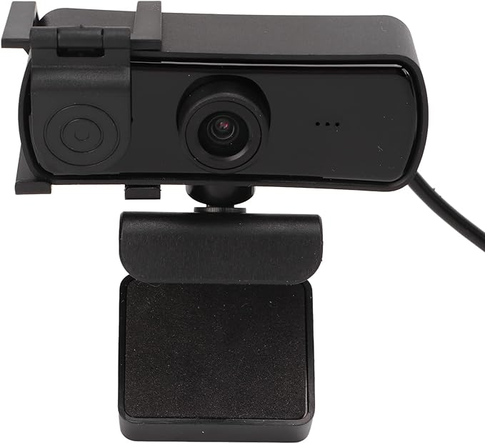 2K 1080p HD Web Camera with Microphone Driver Effortless Auto Focus for Online Teaching Video Conferencing and More